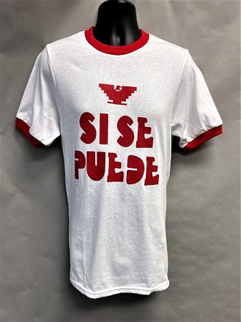 RETRO SI SE PUEDE T-SHIRT; WHITE – National Chavez Center Store